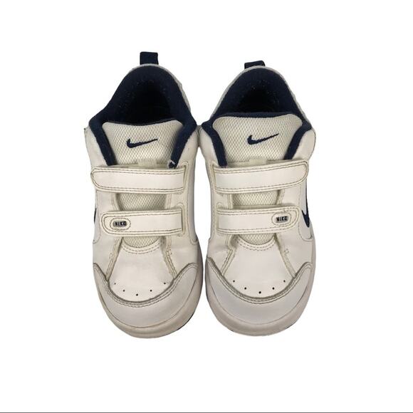 Nike Sneakers White and Blue Kids Size 9C - Picture 11 of 11
